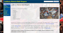Desktop Screenshot of ledburydistrictbellringers.org