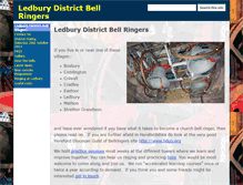 Tablet Screenshot of ledburydistrictbellringers.org